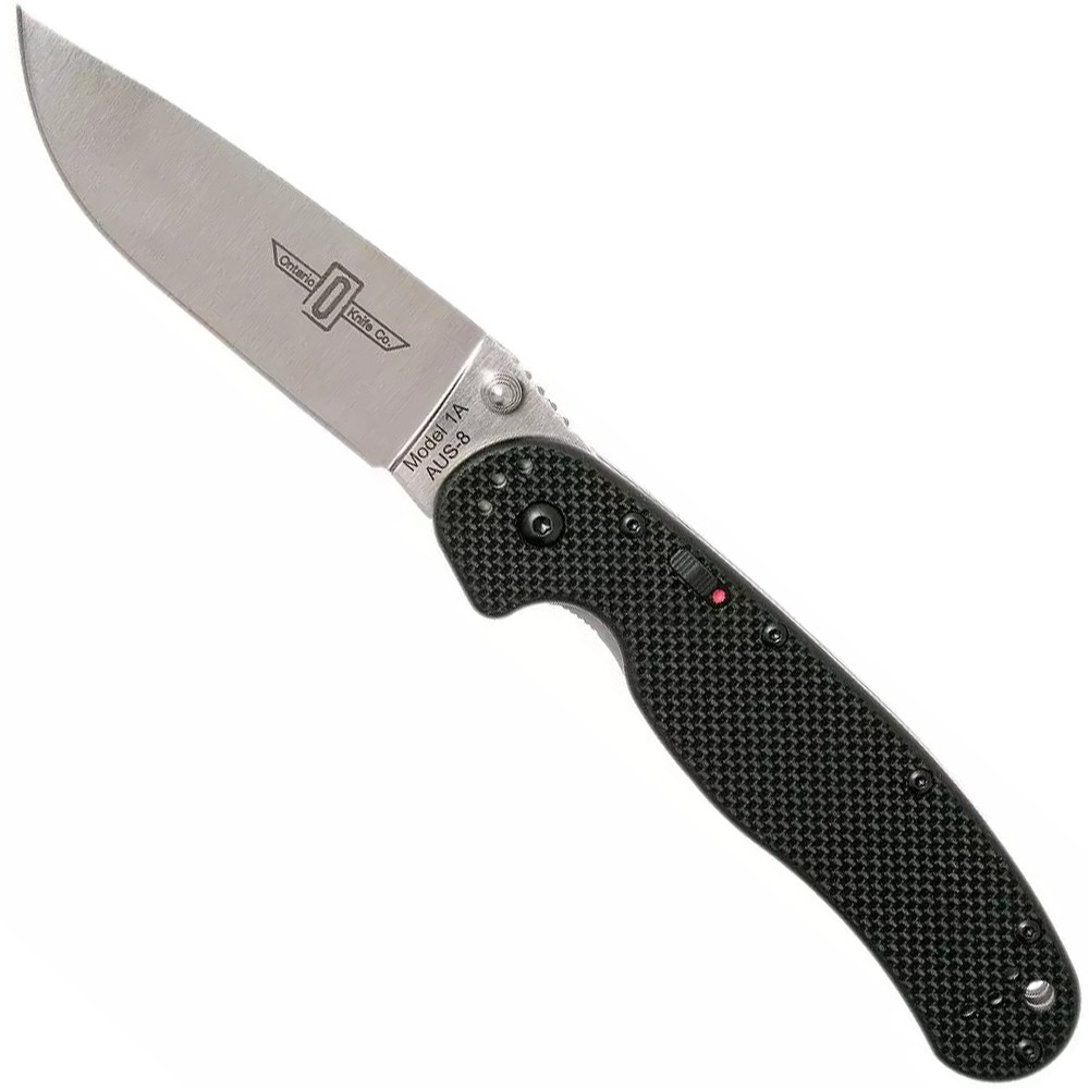 Нож Ontario RAT-1A Black Handle 8,9 см 8870