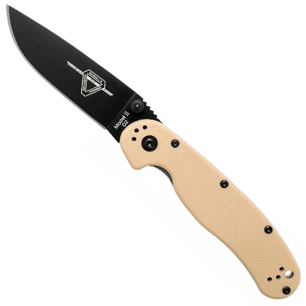 Нож Ontario RAT II Linerlock D2 desert tan ON8830DT