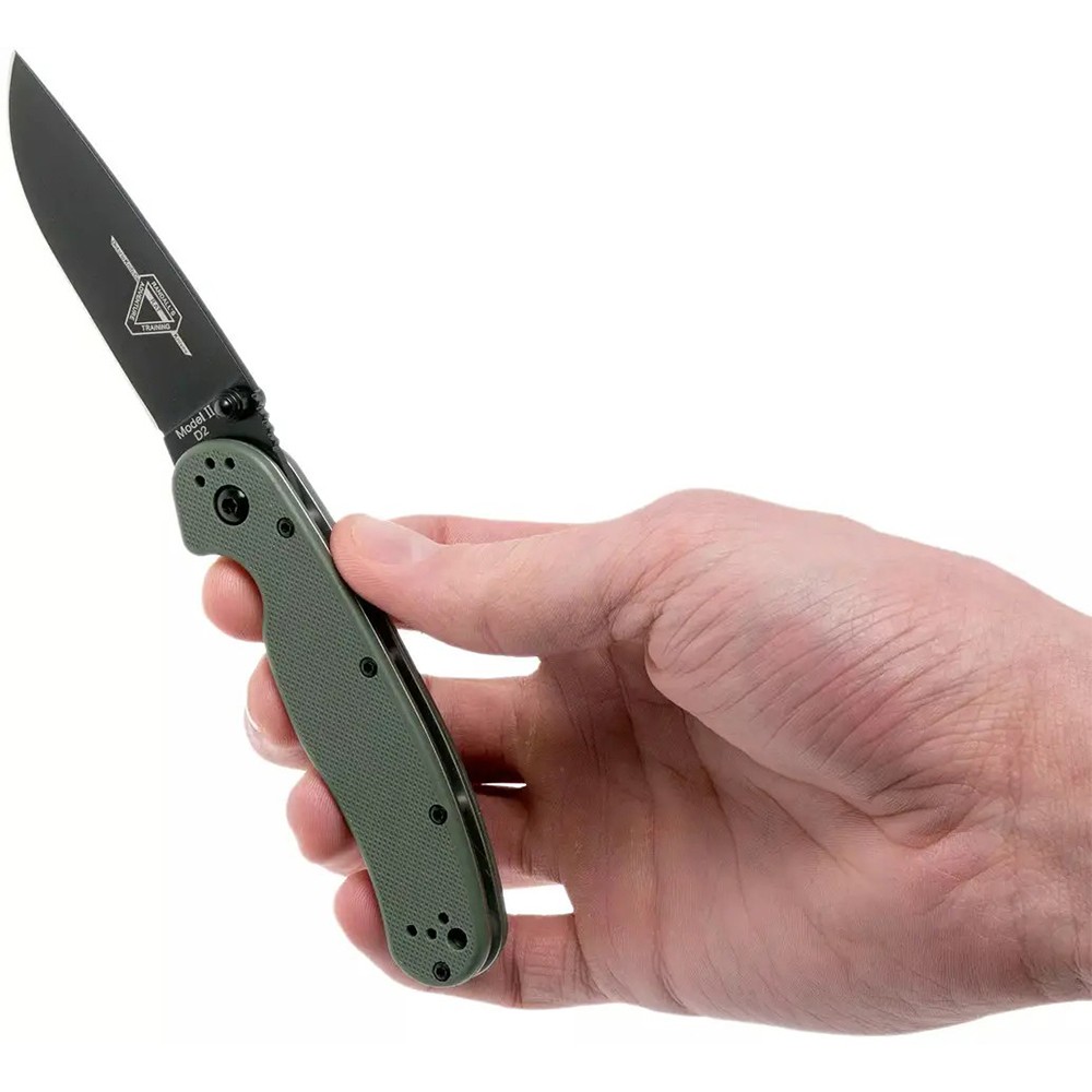 Нож Ontario RAT II Linerlock D2 od green ON8830OD