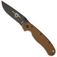 Фото Нож Ontario RAT II Linerlock D2 coyote brown ON8830CB